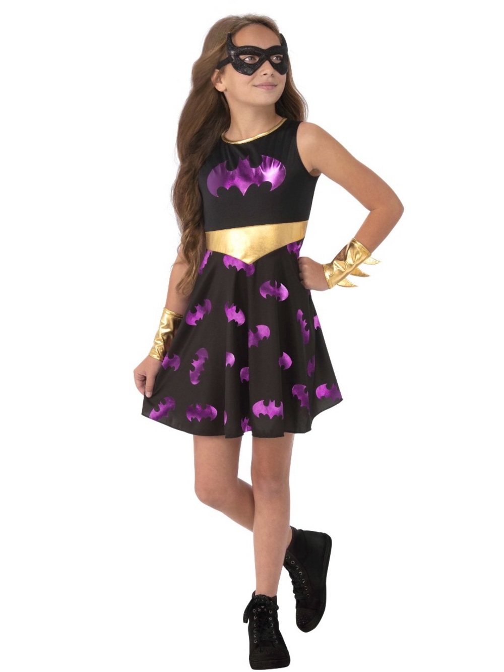 DC Comics Batgirl Dress with Gold Accents
